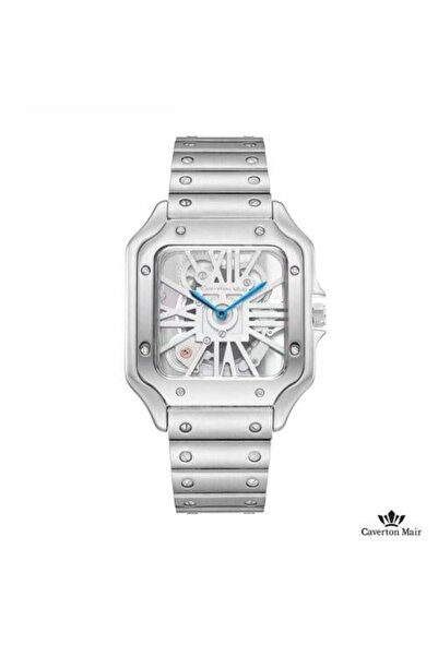 MAXTOP Original men's watch with exposed movement, stainless steel strap
