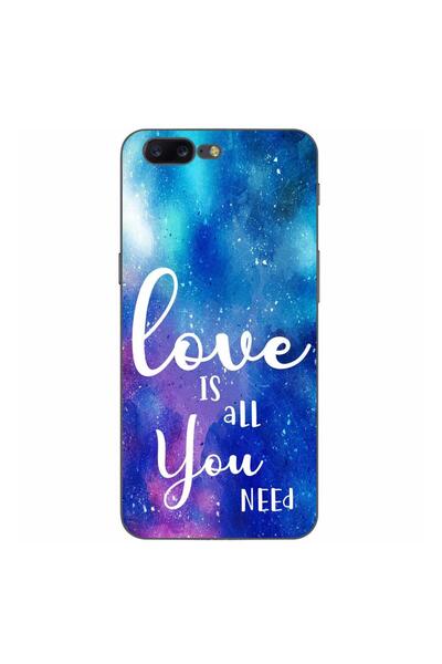 OEM Case compatible with OnePlus 5 Silicon Gel Tpu Model Love Is All You Need