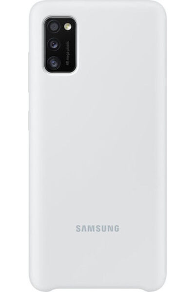 Samsung Πίσω Κάλυμμα Σιλικόνης Λευκό (Galaxy A41) Κωδικός: EF-PA415TWEGEU