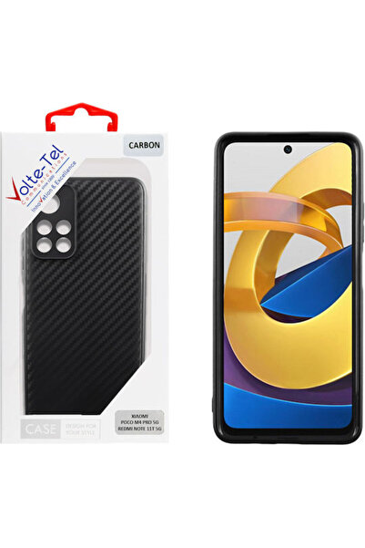 Other Volte-Tel Carbon Προστατευτικό Πίσω Κάλυμμα Κάμερας Σιλικόνης Μαύρο (Po...