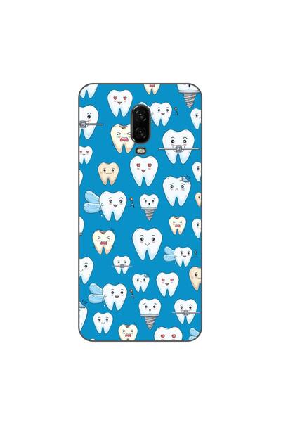 OEM Husa compatibila cu OnePlus 6T Silicon Gel Tpu Model Dentist Pattern