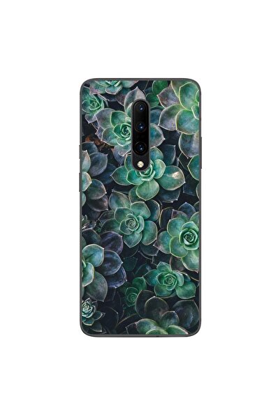 OEM Husa compatibila cu OnePlus 7 Pro Silicon Gel Tpu Model Flori de Stanca