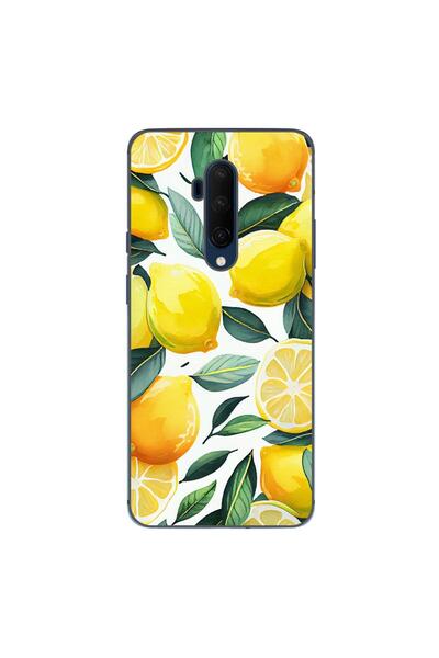 OEM Husa compatibila cu OnePlus 7T Pro Silicon Gel Tpu Model Lemons Pattern