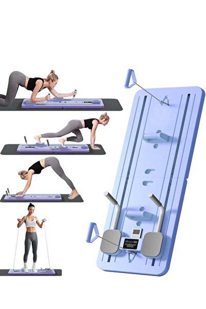 Arabest 5-in-1 Pilates Reformer Board for Home, Foldable with Timer & Sliding...