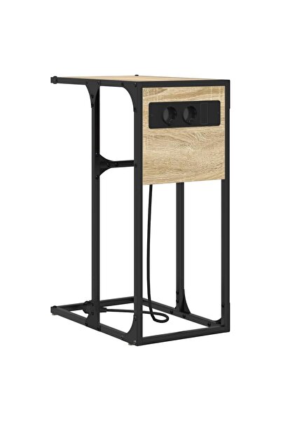 vidaxl Dulap de noapte Stejar Sonoma 41,5 x 26 x 60,5 cm Lemn compozit
