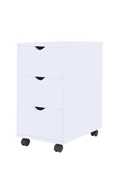 vidaxl Dulap cu sertare, 33 x 45 x 60 cm, alb