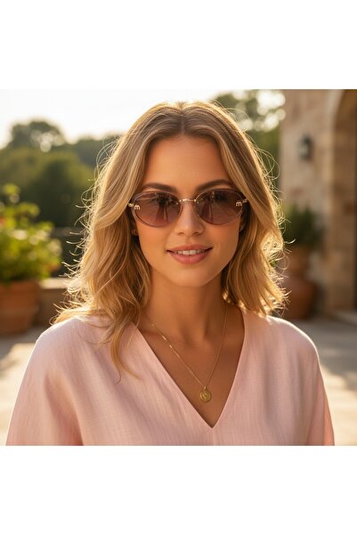 Tress Fashion Γυναικεία γυαλιά ηλίου - ροζ UV400 - 2020-525 (Περιλαμβάνεται θ...