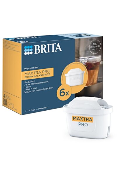 BRITA Maxtra Pro water filter cartridge, pack of 6, limescale protection