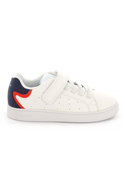 Geox Παιδικό Χαμηλό Casual για Αγόρι Ανατομικό Χρώματος Λευκό J36LSA 000BC C0006