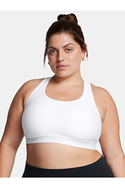 Under Armour Sutien de damă UA Crossback Mid Bra&-WHT