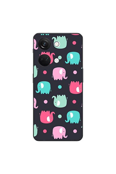 OEM Husa compatibila cu OnePlus Nord 3 Silicon Gel Tpu Model Pattern Elefant