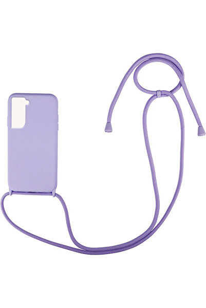 Other Sonique Carryhang Πίσω Θήκη Σιλικόνης 0.5mm με Λουράκι Λιλά (Galaxy S22+)