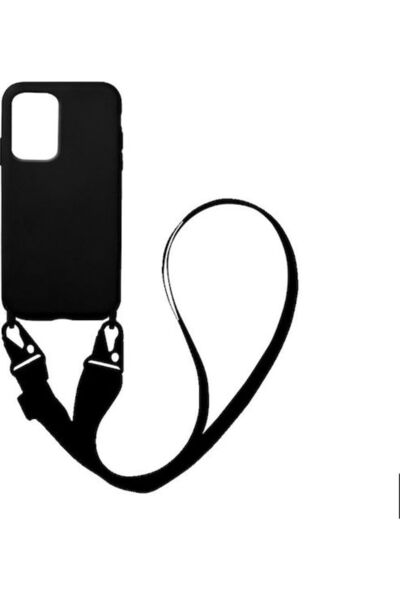 Other Sonique Carryhang Υγρή Θήκη Πλάτης Σιλικόνης 0.5mm με Λουράκι Μαύρο (Ga...
