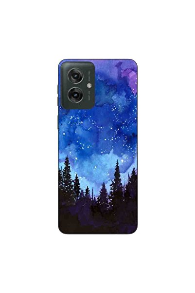 OEM Husa compatibila cu Motorola Moto G55 Silicon Gel Tpu Model Night Forest