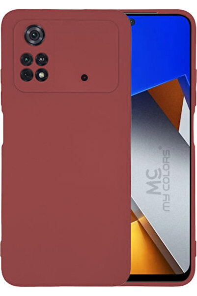 Other Σονίκ Πίσω Κάλυμμα Σιλικόνης Μπορντό (Poco M4 Pro)