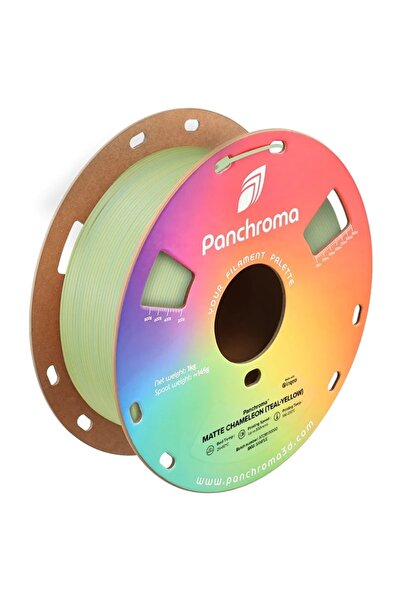 Polymaker Filament Panchroma PLA Duo Matte Chameleon (Turcoaz-Galben) 1kg 1,7...
