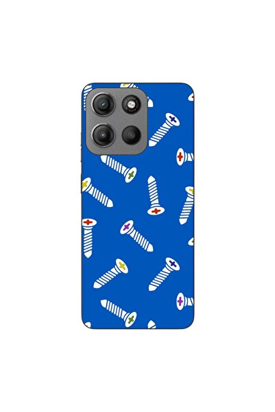 OEM Husa compatibila cu Motorola Moto G15 Silicon Gel Tpu Model Screws Pattern