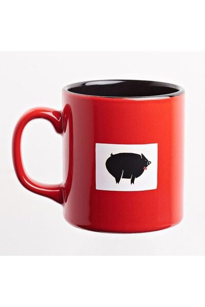 Yıldızan Tamgün Can Shop Mug (Red Outside, Black Ceramic Inside) - Ed. Ser.2 ...