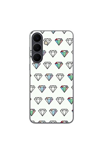 OEM Husa compatibila cu Samsung Galaxy S25 FE Silicon Gel Tpu Model Diamonds ...