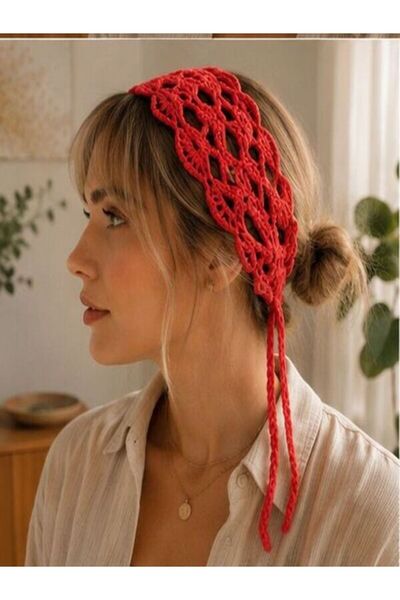 Cherry Butik Knitted Crown Bandana