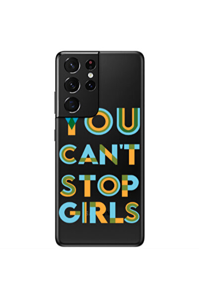 Other Samsung S21 Ultra You Cant Stop Girls Transparent Silicone TPU Θήκη