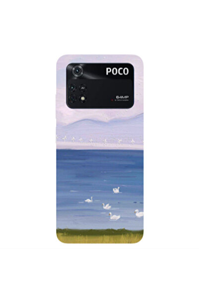 Other Xiaomi Poco M4 Pro 4G Swan Lake Transparent Silicone TPU Θήκη