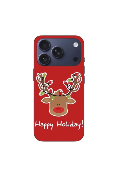 OEM Husa compatibila cu Apple iPhone 17 Pro Silicon Gel Tpu Model Craciun Ren...