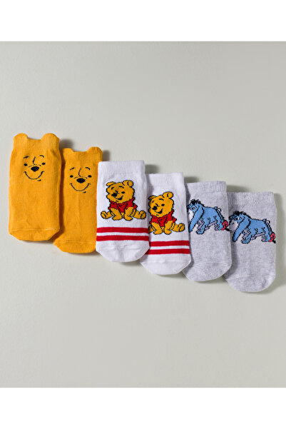 Cute Walk by Babyhug Disney جوارب محبوكة مضادة للبكتيريا بطول الكاحل مع رسوما...