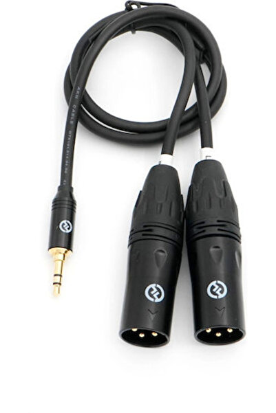 HollyLand 2x XLR αρσενικό σε 3.5mm αρσενικό Καλώδιο 5μ (HOL-35MM-DXLR)