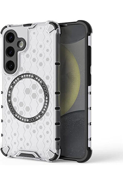 Techsuit Κυψελωτό Πίσω Κάλυμμα Σιλικόνης Λευκό (Galaxy S24) Κωδικός: KF2348255