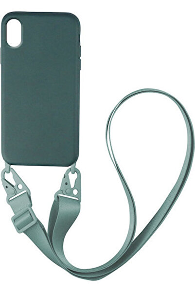 Other Sonique Carryhang Υγρή Θήκη Πλάτης Σιλικόνης 0.5mm με Λουράκι Πράσινο (...