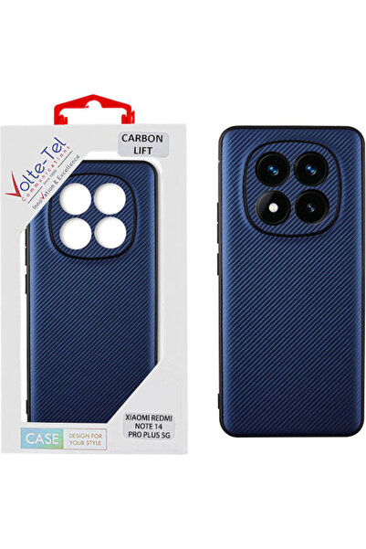 Other Volte-Tel Carbon Lift Back Cover Σιλικόνης Μπλε (Redmi Note 14 Pro+)