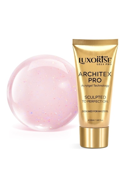 LUXORISE Полигел ARCHITEX PRO - Колекция  "Интензивна елегантност ", Розов бл...