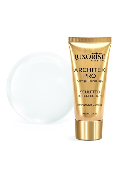 LUXORISE Polygel ARCHITEX PRO - Pure Perfection Collection, Crystal Sculpt, 30ml