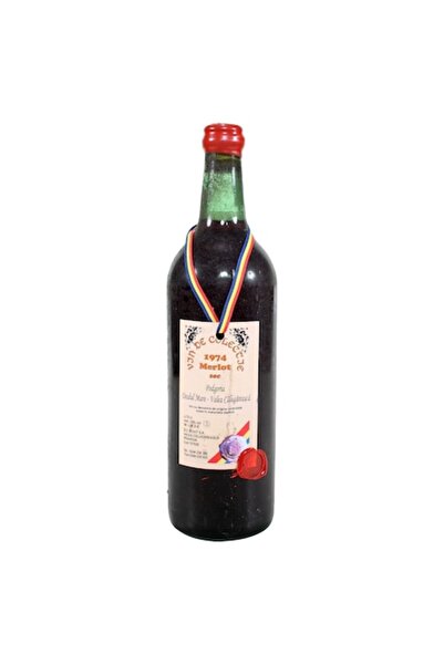 VINIA Red wine, Dealu Mare collection, Merlot, Dry, 1974, 0.75l