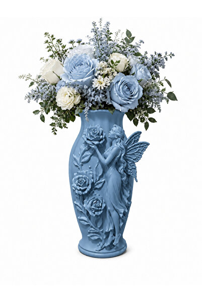 Pond Design 3D Design Modern Decorative Stylish Rose Angel Vase