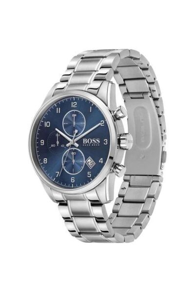 Hugo Boss Ρολόι Skymaster με Μεταλλικό Μπρασελέ σε Ασημί χρώμα - HB1513784