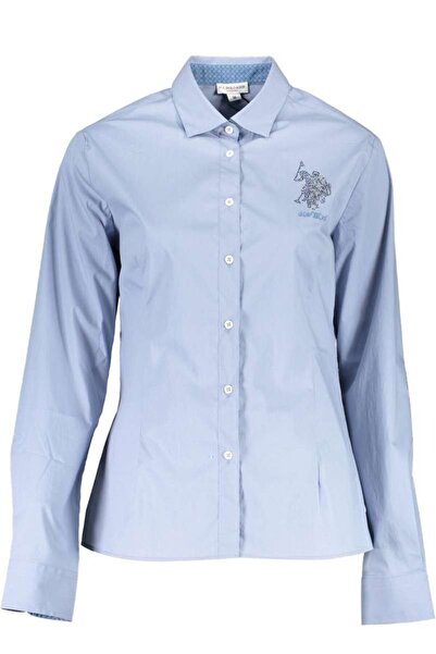 U.S. Polo Assn. Μακρυμάνικο Γυναικείο Πουκάμισο 59458 51702-238 Γαλάζιο - M