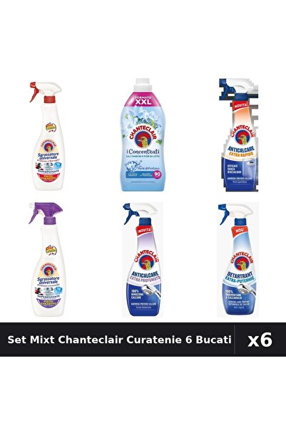 Chanteclair Set 6 Degresant și Balsam 600ml-1800ml - Marsilia, Mosc Alb, Saru...
