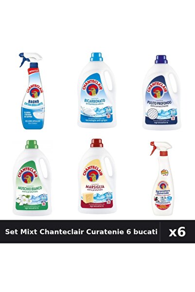 Chanteclair Set 6 Detergent și Degresant - 1575ml 35 Spalari, 625ml, 600ml - ...