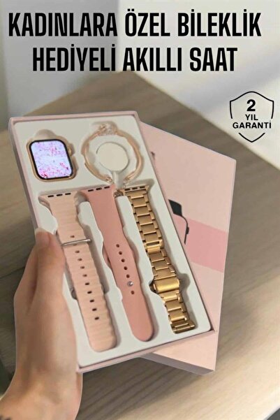 ZERO LAND BİREYCEL Akıllı Saat Adımsayar, Nabız Takibi ve GPS Destekli (221443) Kadınlara Özel