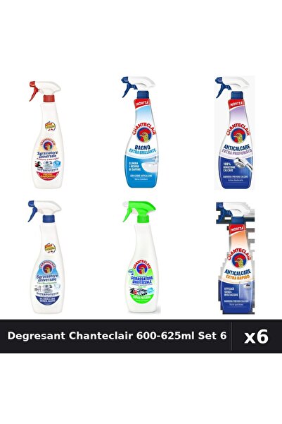 Chanteclair Set 6 Degresant Universal 600-625ml - Marsilia, Bicarbonat, Lămâi...
