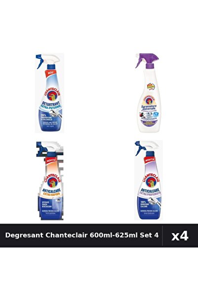 Chanteclair Set 4 Degresant Universal 600ml-625ml - Extra Parfumat, Puternic,...