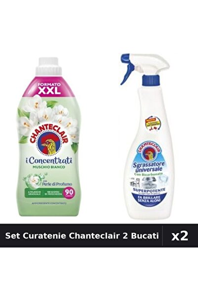 Chanteclair Set 2 Balsam Rufe & Degresant 1800ml 600ml - Mosc Alb, Bicarbonat