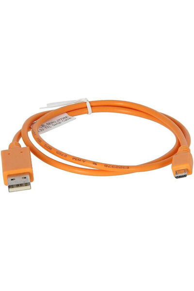 HP Καλώδιο USB 2.0 σε micro USB, κανονικό, 1μ, Πορτοκαλί (JY728A)