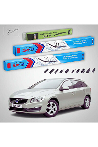 TEAMCAR Υαλοκαθαριστήρες Volvo V60 I Facelift 2015-2018 |   Σετ Εμπρός και Πί...