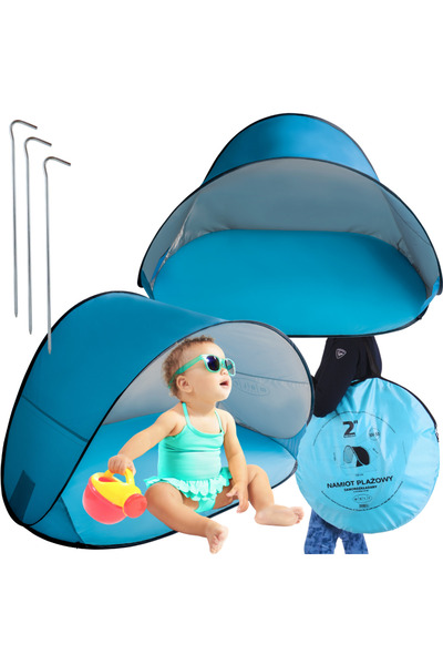 Mardil Cort De Plaja Pop-Up Cu Deschidere Automata Si Filtru UV50+, Functie D...