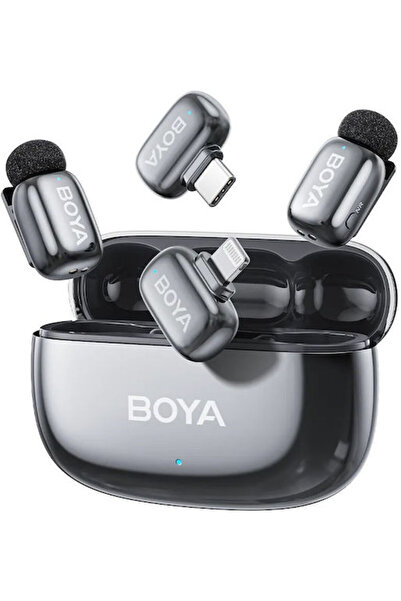 AS BOYA Boya Mini 2 Lightning & Type-C Ασύρματο Δυναμικό Μικρόφωνο Πέτου, Τύπ...
