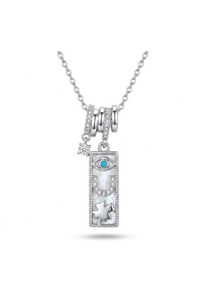 h&b design jewel Silver Şans Kolye