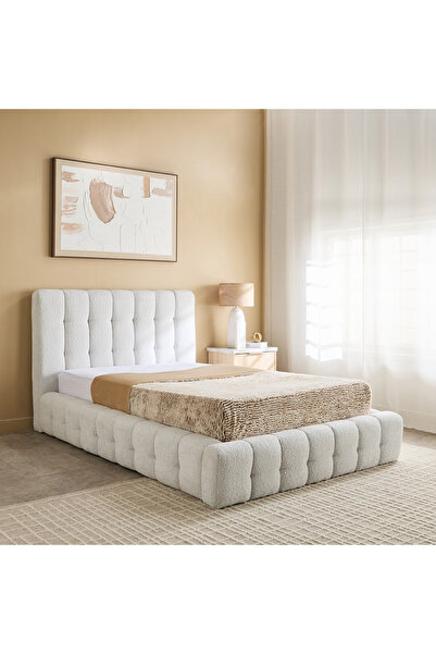 Home Box سرير توأم مبطن من آيلاند ستونيا - 120×200 سم